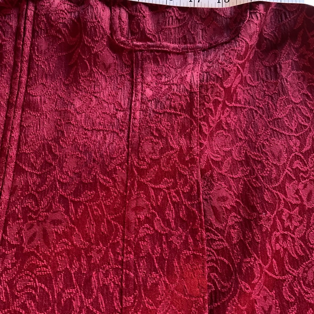 Jones of New York Red Brocade Blazer Size 1X - Picture 6 of 13